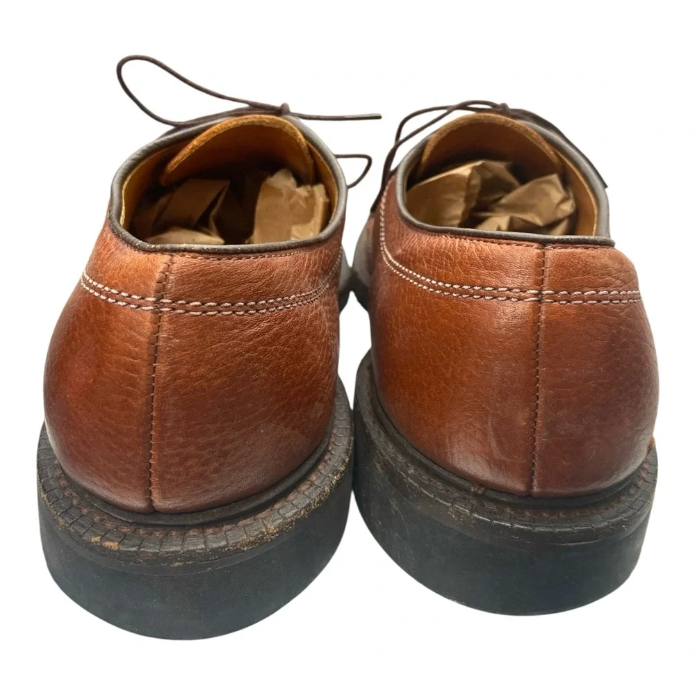 Allen‎ Edmonds Becker Brown Leather Cap Toe Oxfords 10.5 B